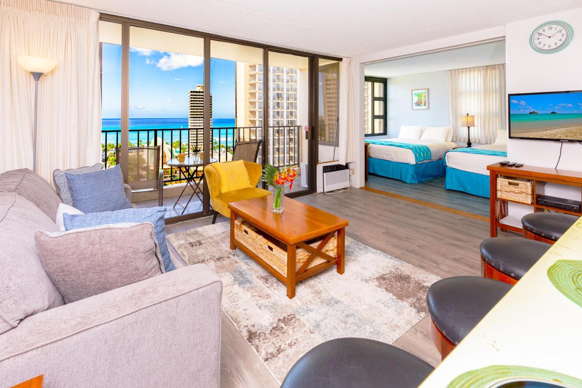 Renovated Ocean View Suite, Near Beach, Free Parking Honolulu Exteriör bild